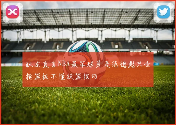 狄龙直言NBA最笨球员是范德彪只会抢篮板不懂投篮技巧